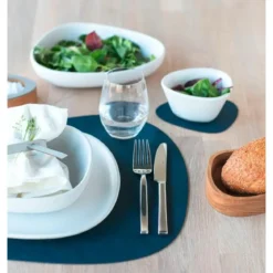 LINDDNA Tischset L 37x44 cm Curve Nupo midnight blue