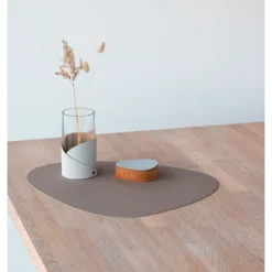 LINDDNA Tischset L 37x44 cm Curve Nupo clay brown