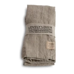 Lovely Linen Servietten 45x45 cm Lovely Natural Beige