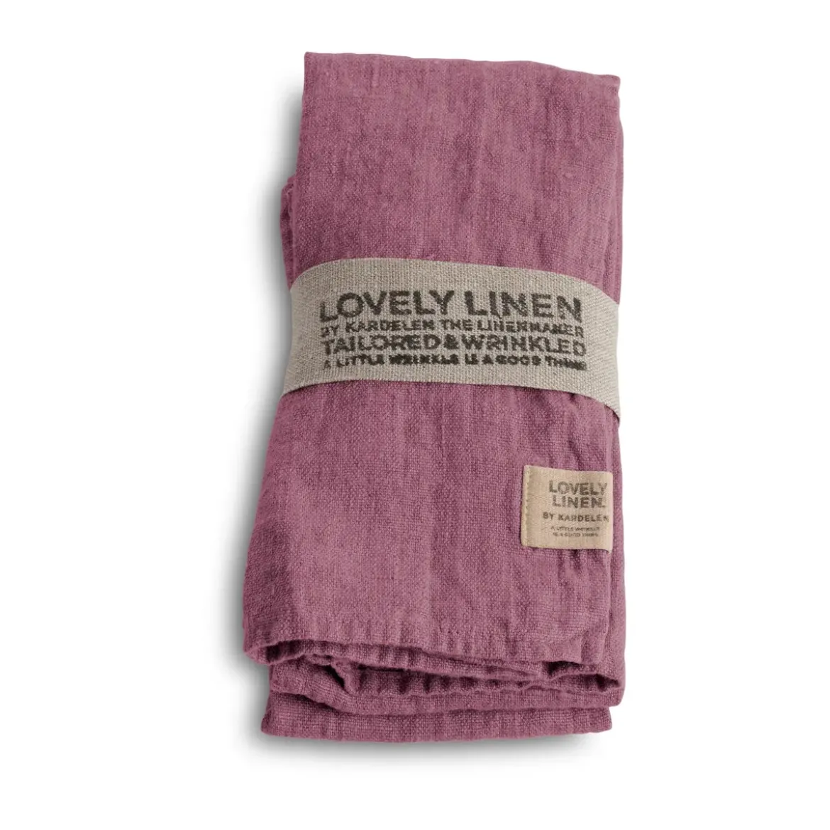 Lovely Linen Servietten 45x45 cm Lovely Altrosa