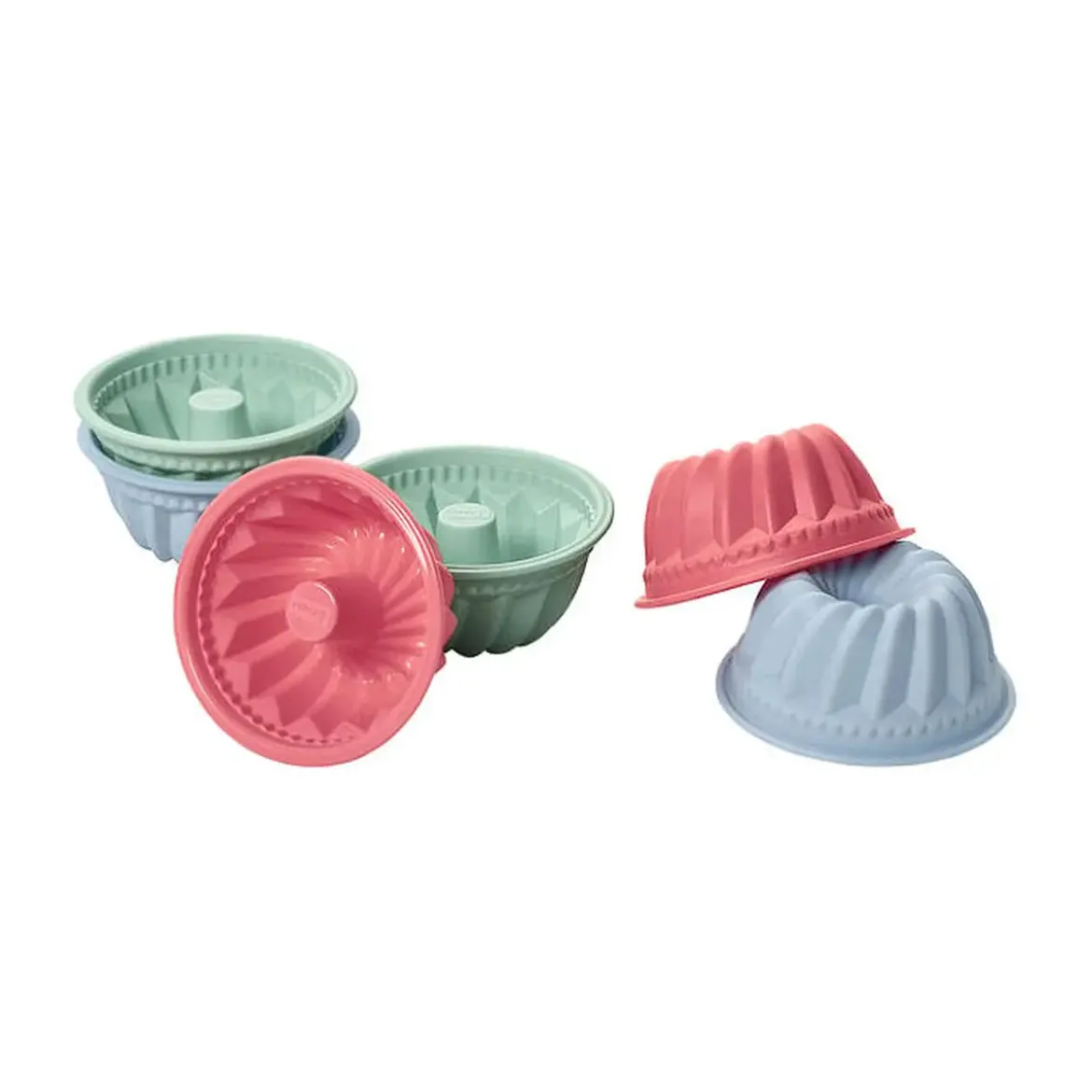 Lurch Minigugelhupf Pastel Mix Flexi Form 6er Set