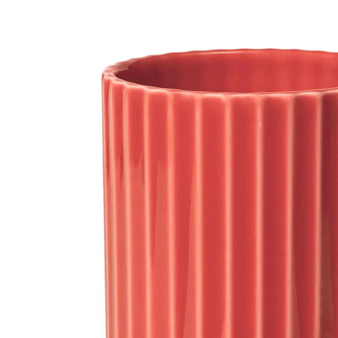 Lyngby Porcelæn Vase 15 cm Lyngby rot