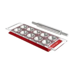 Marcato Ravioli Tablett 34x12 cm rot