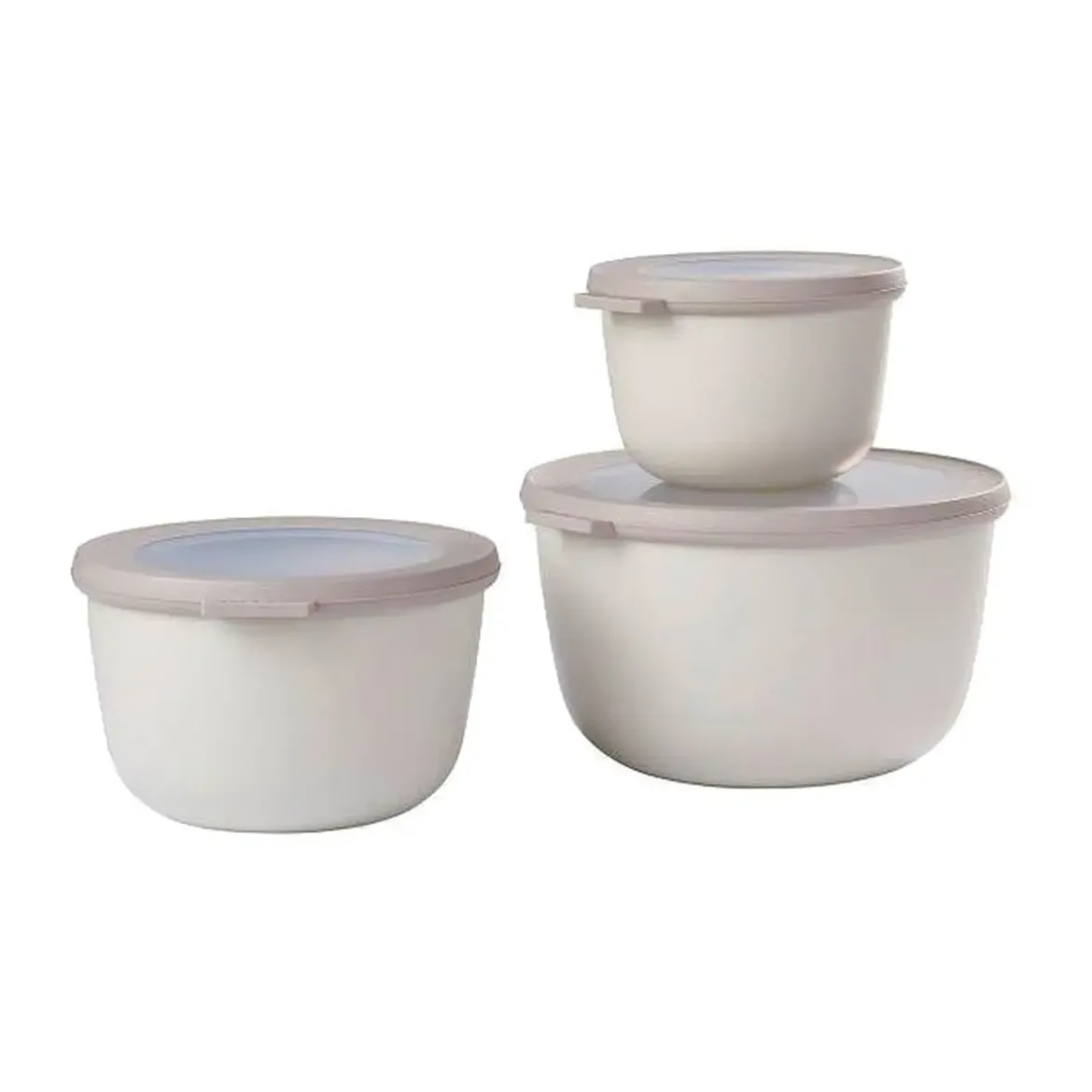 Mepal Starter Set Cirqula hoch Multibowl 3tlg. nordic white