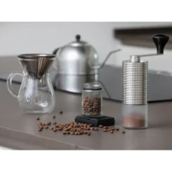 mill.one Kaffeemühle 6 cm Definite silber gebürstet