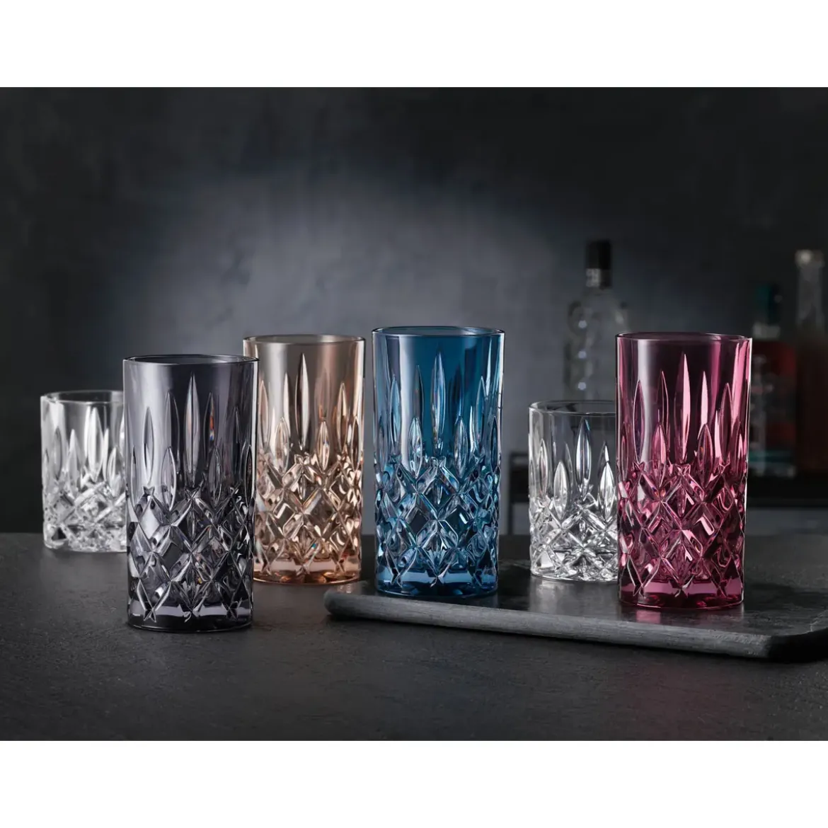 Nachtmann Longdrinkglas 2er-Set Noblesse Berry