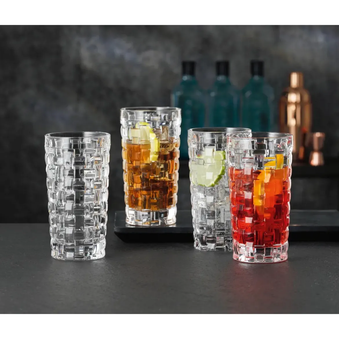 Nachtmann Longdrinkglas 4er-Set Bossa Nova klar