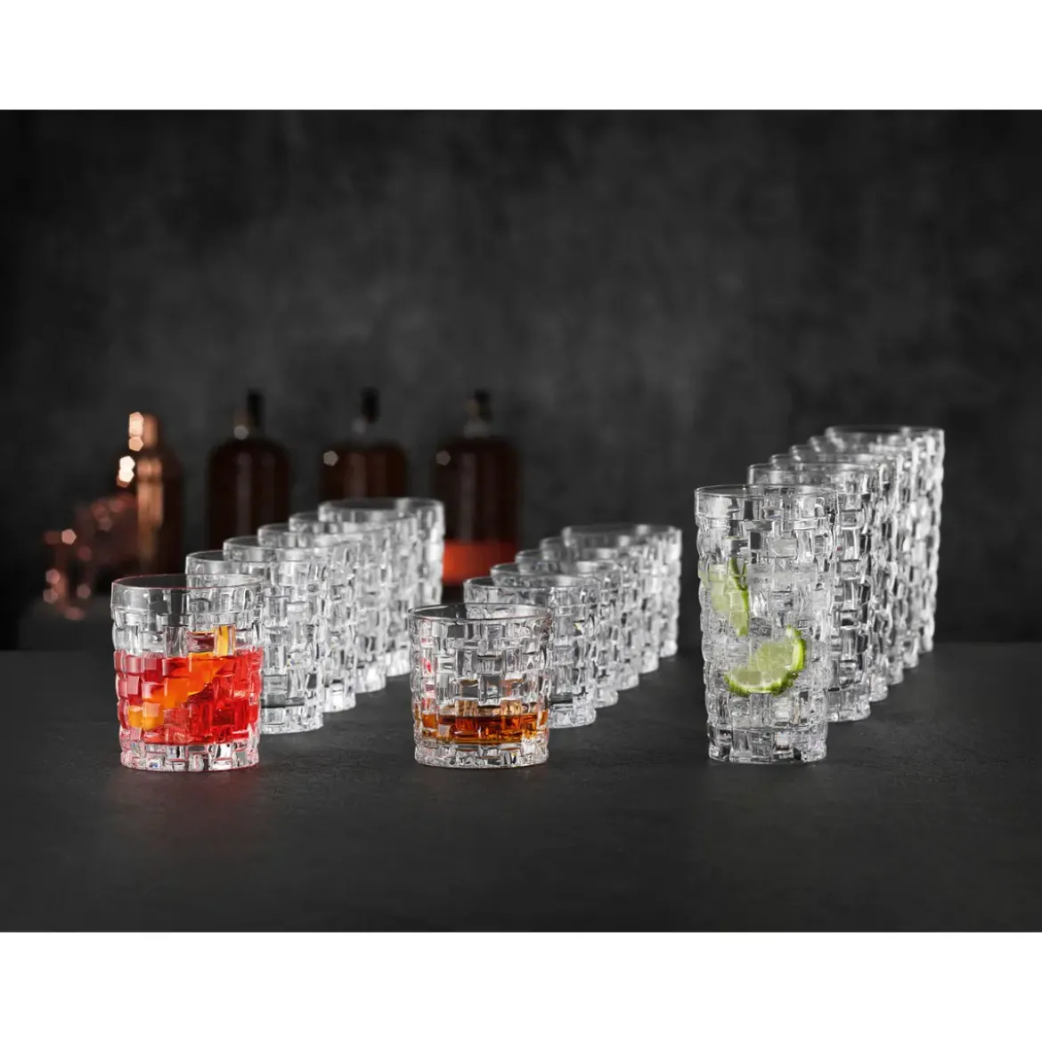 Nachtmann Whisky Tumbler 4er-Set Bossa Nova klar