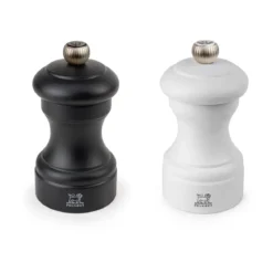 Peugeot Salz-/Pfeffermühle 10,5cm Set Bistro Duo schwarz/weiss