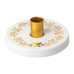 Räder Winterschein Kranz 7 cm gold