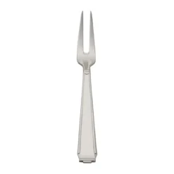 Robbe & Berking Fleischgabel gross Art Deco 925 Sterlingsilber