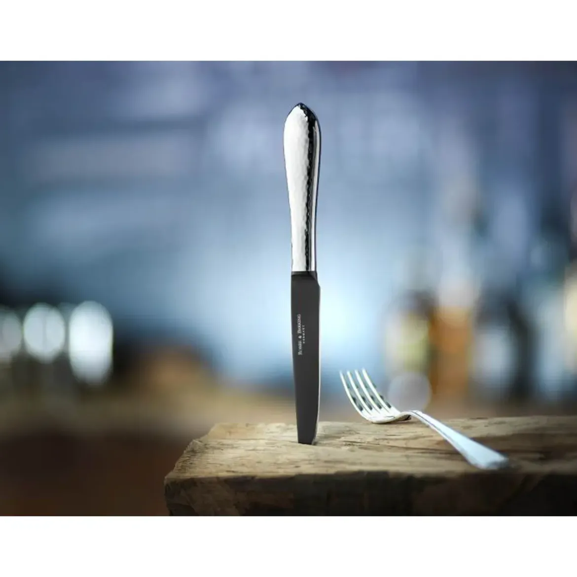 Robbe & Berking Grill-Set 7-tlg. Martelé Frozen Black 150 g versilbert