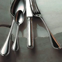 Robbe & Berking Kaffeelöffel gross Französisch Perl 150 g versilbert