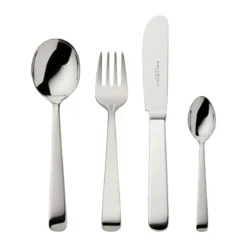 Robbe & Berking Kinderbesteck 4tlg im Etui Alta 925 Sterlingsilber