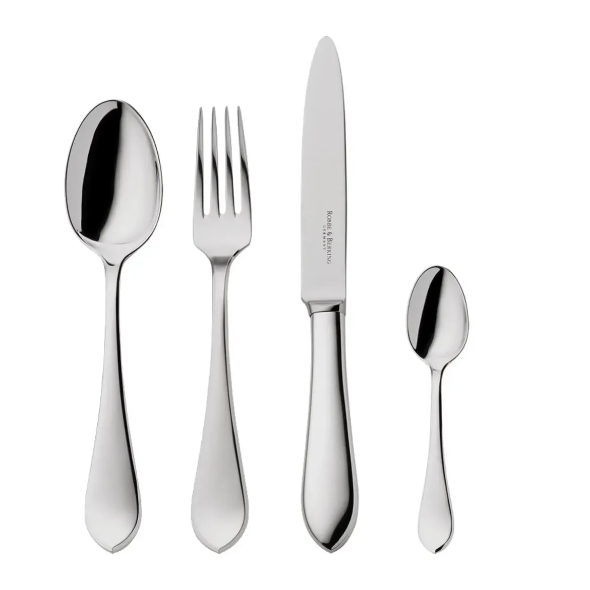 Robbe & Berking Menübesteck-Set 24-tlg. Eclipse 150 g versilbert