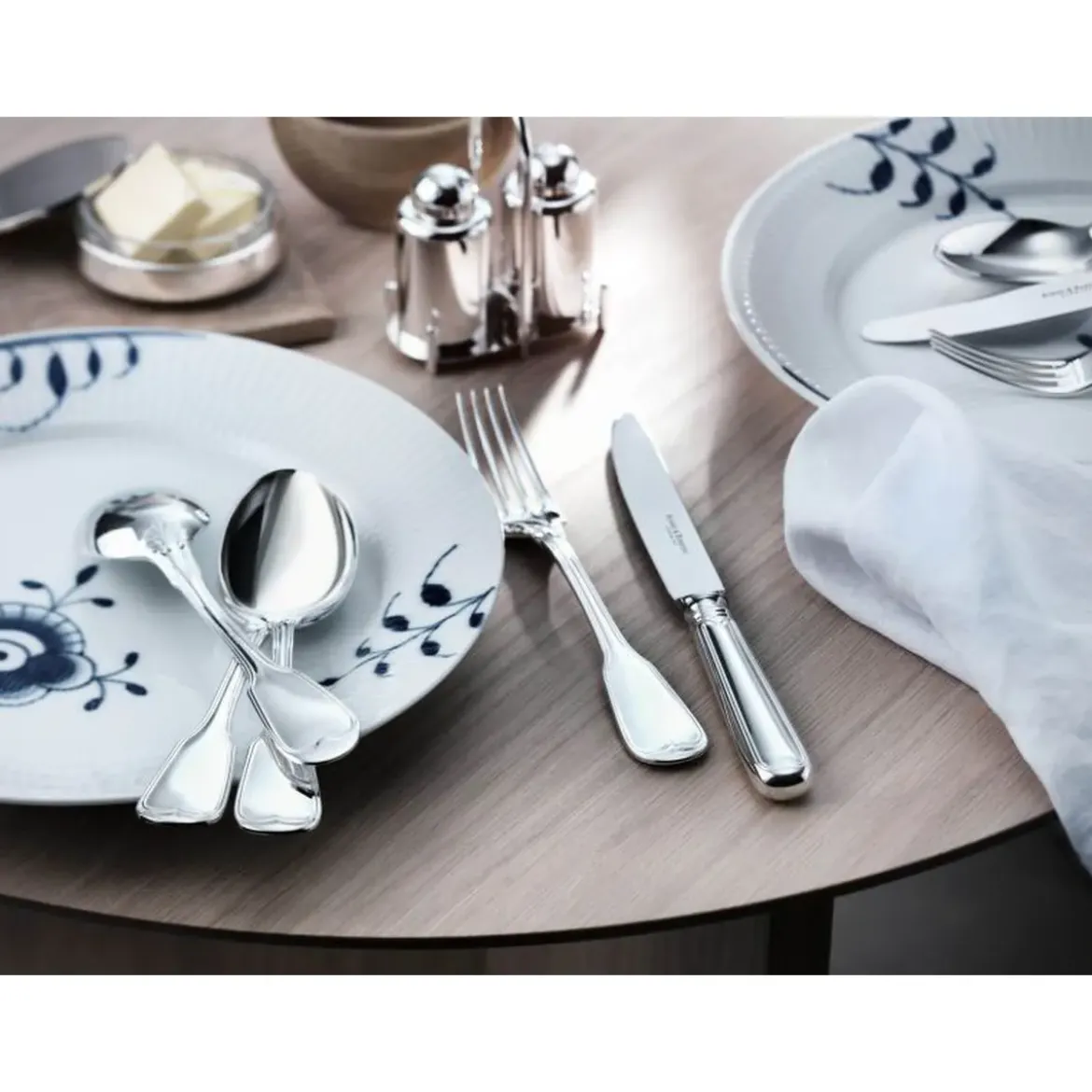 Robbe & Berking Menülöffel Alt Faden 925 Sterlingsilber