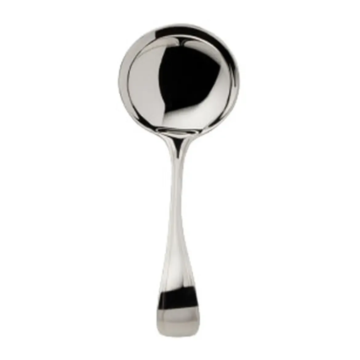 Robbe & Berking Sahnelöffel Gebogen Navette 150 g versilbert