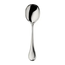 Robbe & Berking Servierlöffel klein Classic Faden 150 g versilbert