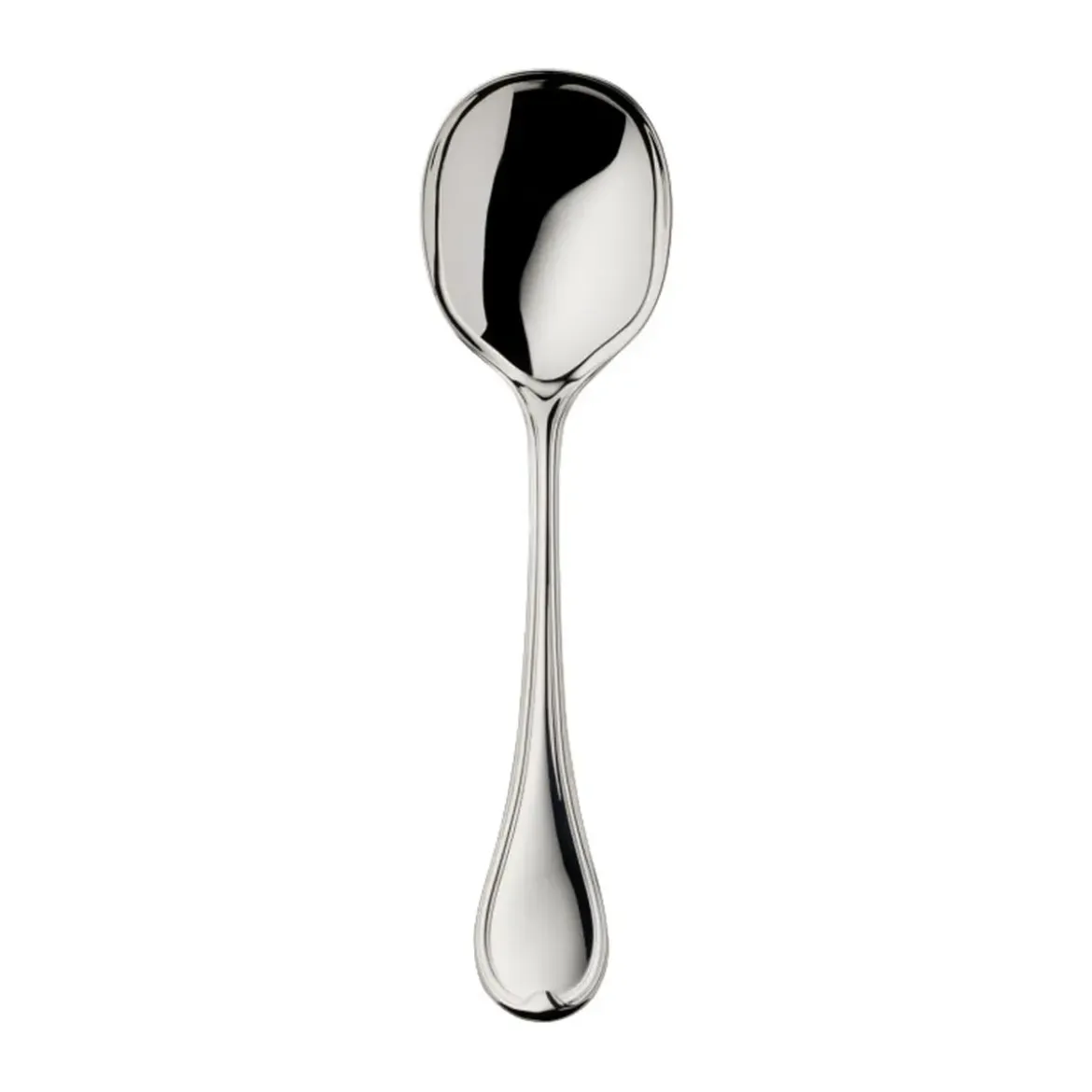 Robbe & Berking Servierlöffel klein Classic Faden 150 g versilbert