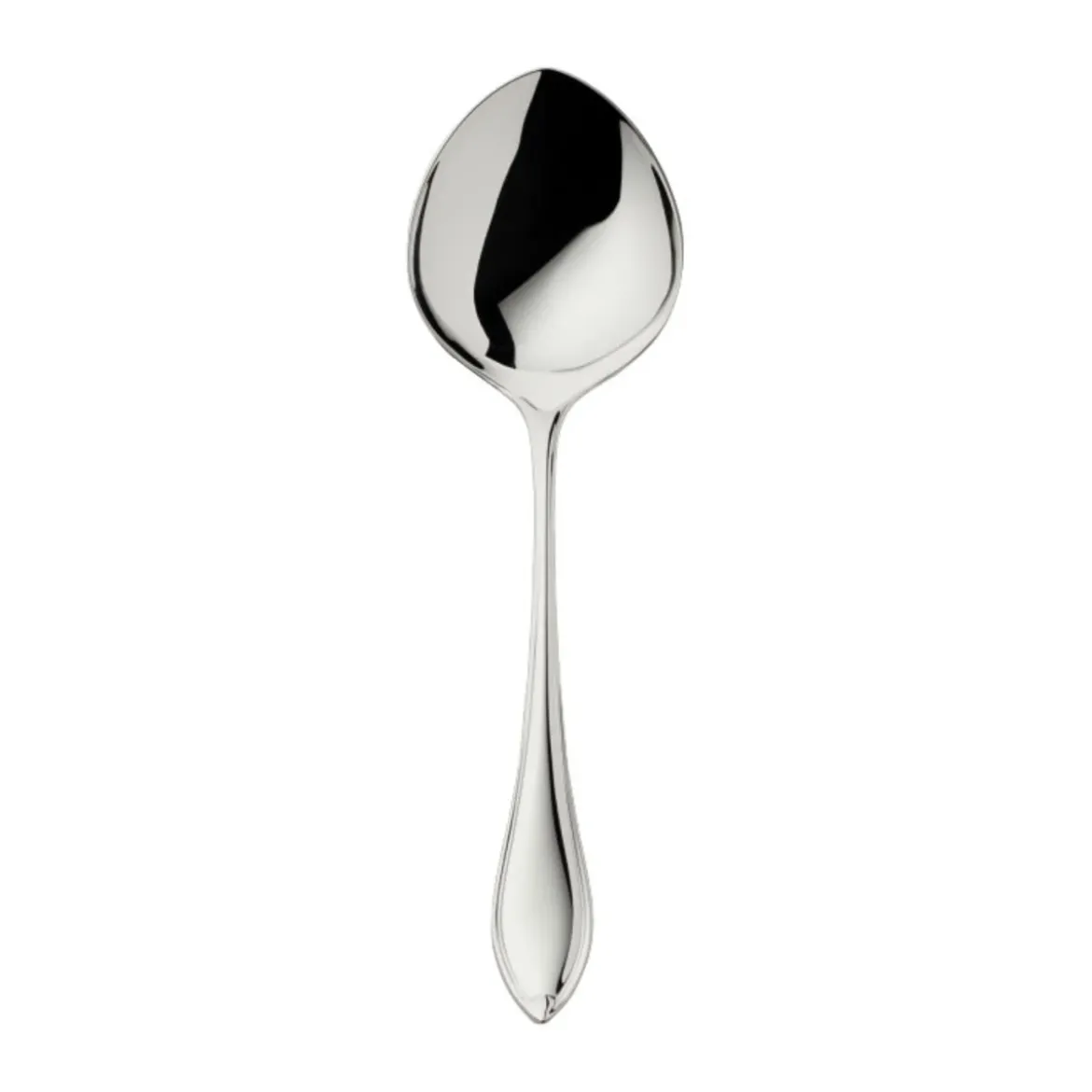 Robbe & Berking Servierlöffel klein Navette 150 g versilbert
