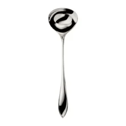Robbe & Berking Suppenschöpfer 31 cm Navette 150 g massiv versilbert