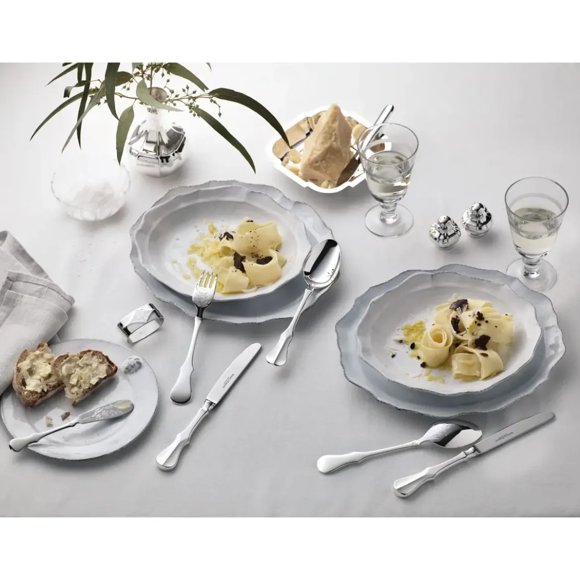 Robbe & Berking 4 tlg. Garnitur Alt Kopenhagen 150 g versilbert
