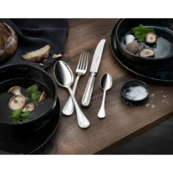 Robbe & Berking 4 tlg. Garnitur Menügröße Classic Faden 150 g versilbert