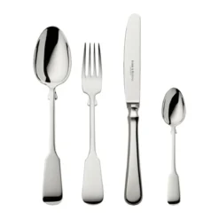 Robbe & Berking 4 tlg. Garnitur Spaten 925 Sterlingsilber