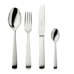 Robbe & Berking 4 tlg. Menübesteck Alta 150 g versilbert