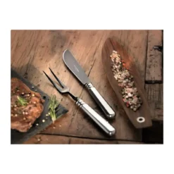 Robbe & Berking Tranchiermesser Frozen Black Alt Spaten 925 Sterlingsilber