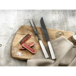 Robbe & Berking Tranchiermesser Frozen Black Riva 150 g versilbert