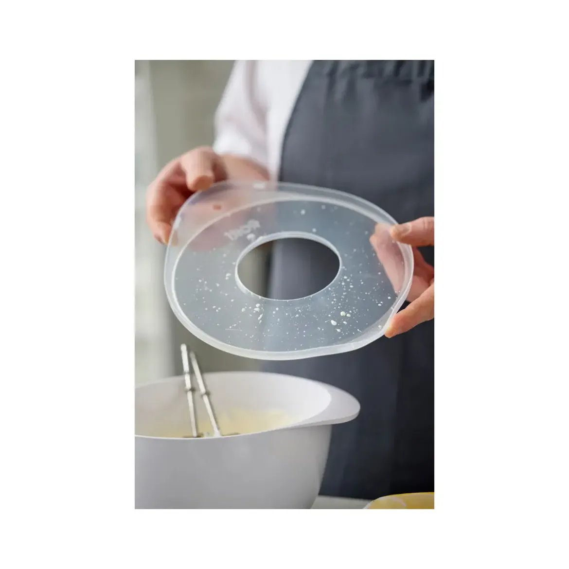 Rosti Spritzschutzdeckel 26x22 cm zur Rührschüssel 3,0 l Margrethe transparent