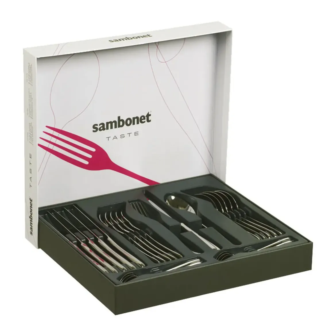 Sambonet Besteck-Set 24-tlg. Taste Mirror Stahl