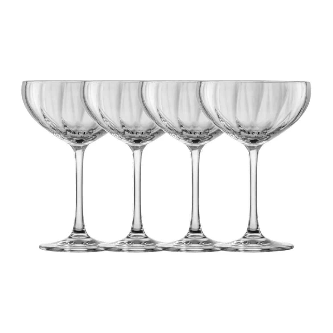 Schott Zwiesel Blossom Sektschale 4er-Set mit Moussierpunkt
