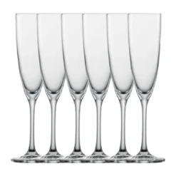 Schott Zwiesel Sektglas 6er-Set Classico mit Moussierpunkt klar