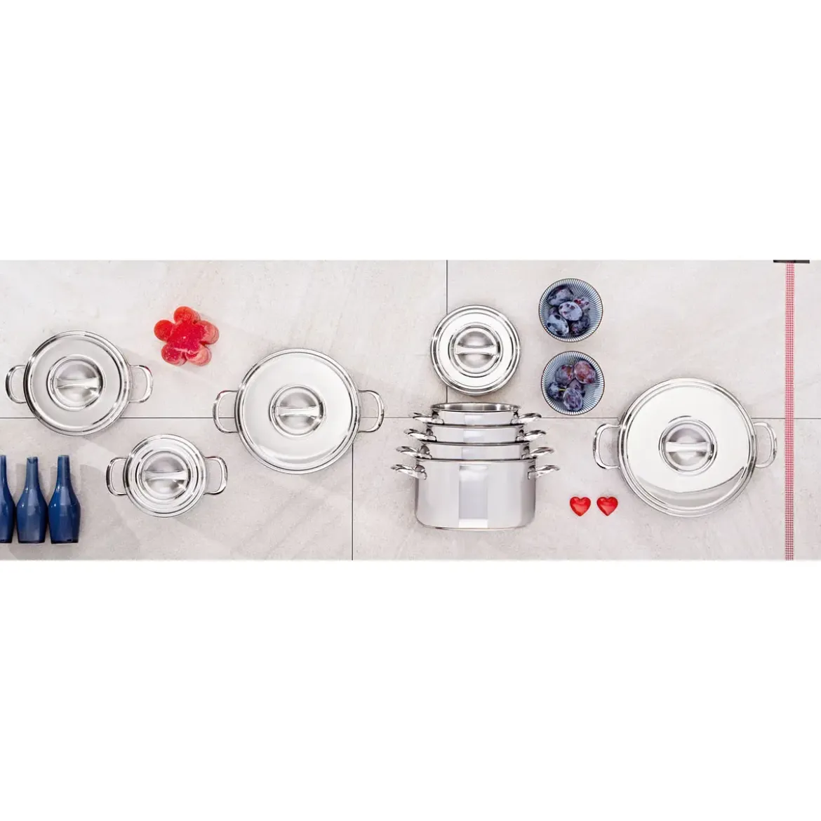 Schulte-Ufer Topf-Set 5-tlg. Romana i