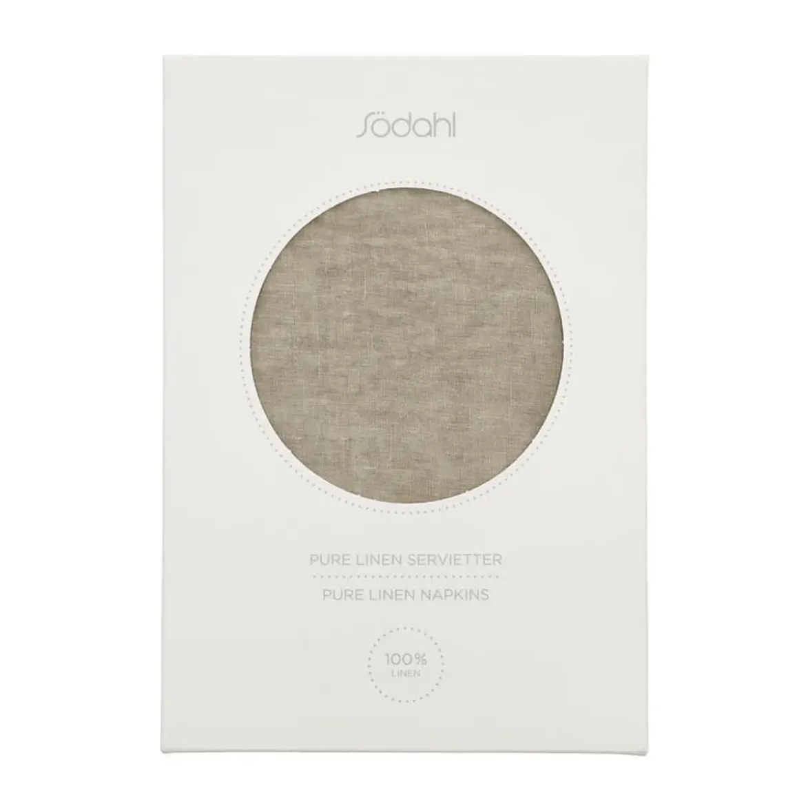 Södahl Servietten 2er-Set Pure Linen Nature