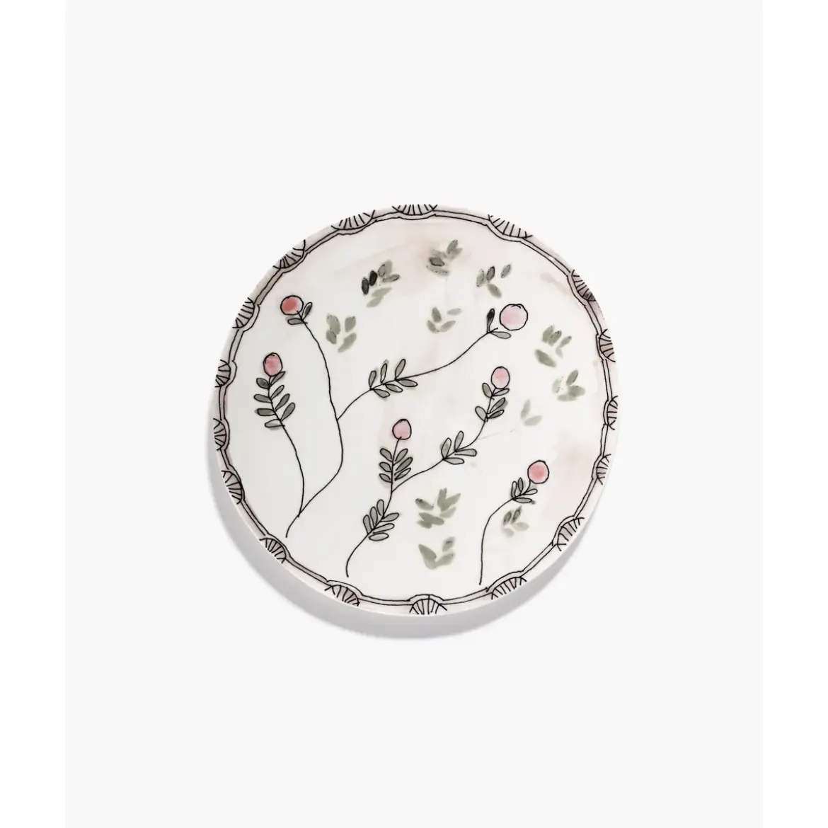 Serax Speiseteller 28 cm Midnight Flowers Mirtillo Nude