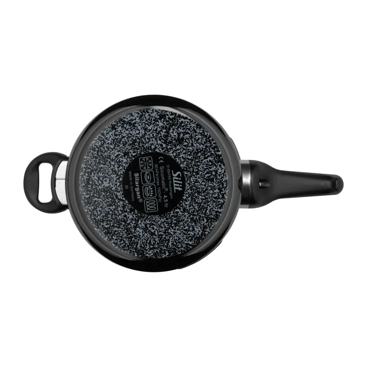 Silit Schnellkochtopf 4,5 l Sicomatic t-plus schwarz