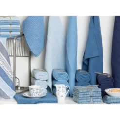 Solwang Wischtücher 3er-Pack staubiges blau kombi