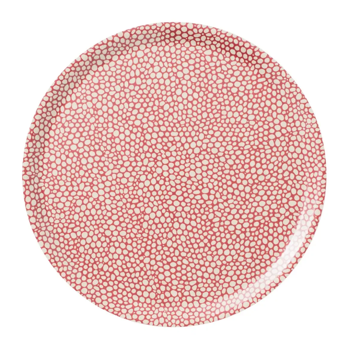 Spira of Sweden Tablett 38 cm Dotte rot