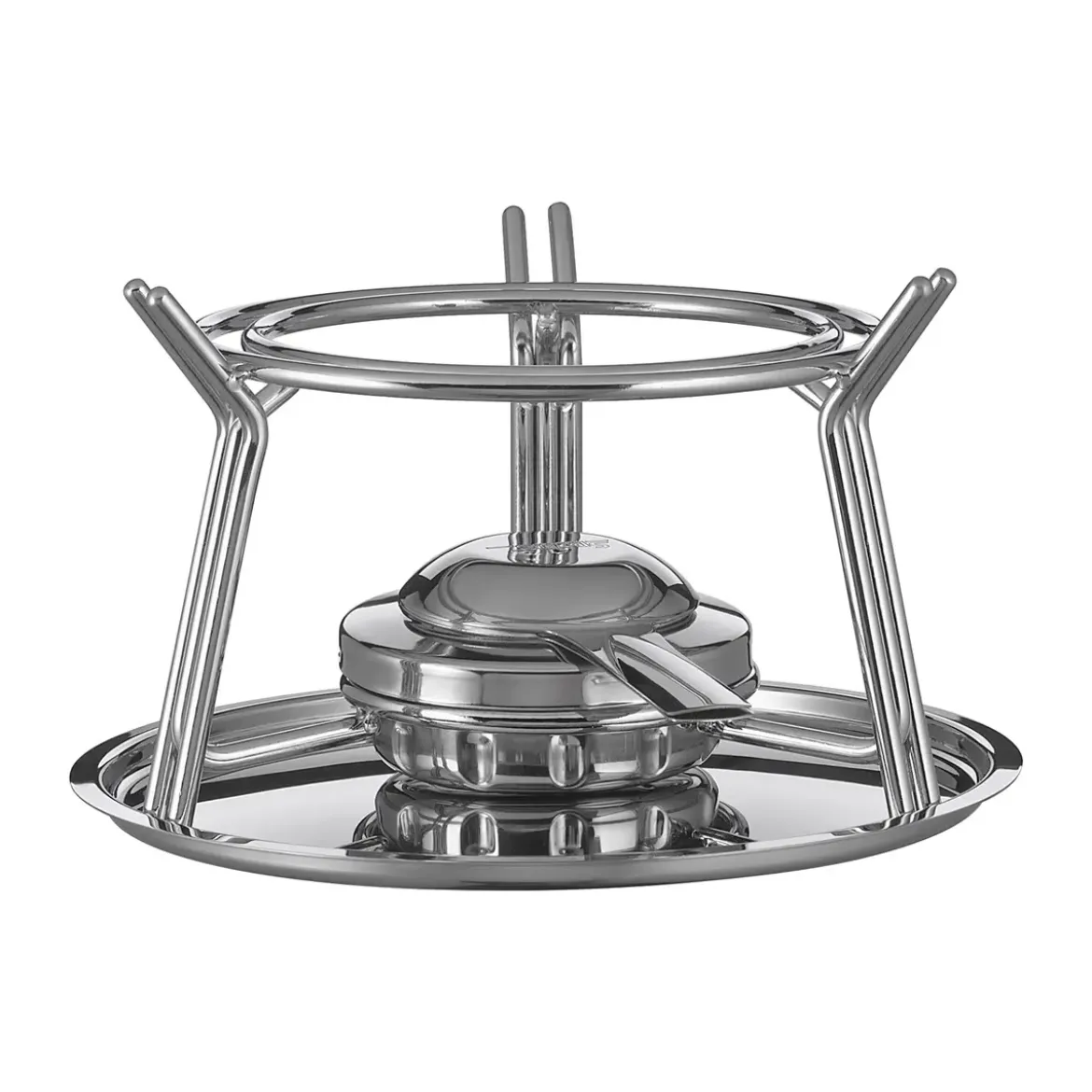 Spring Fonduegarnitur 23 cm Aluminium Induktion schwarz