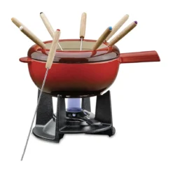 Spring Fondue-Garnitur 12-tlg. Saas-Fee rot