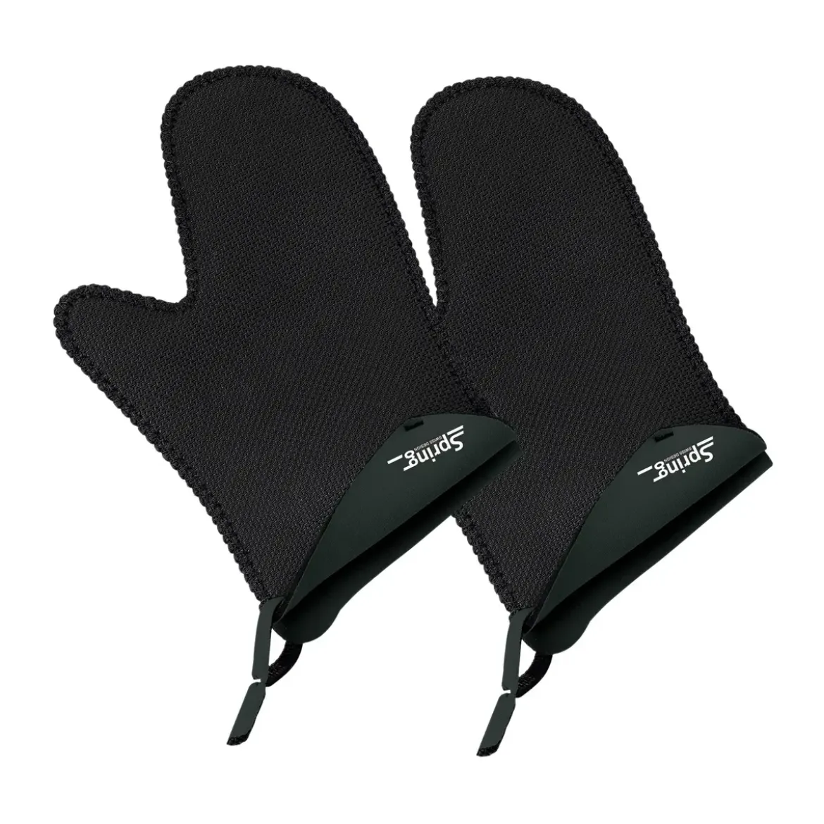 Spring Handschuh kurz 2er-Set Grips schwarz