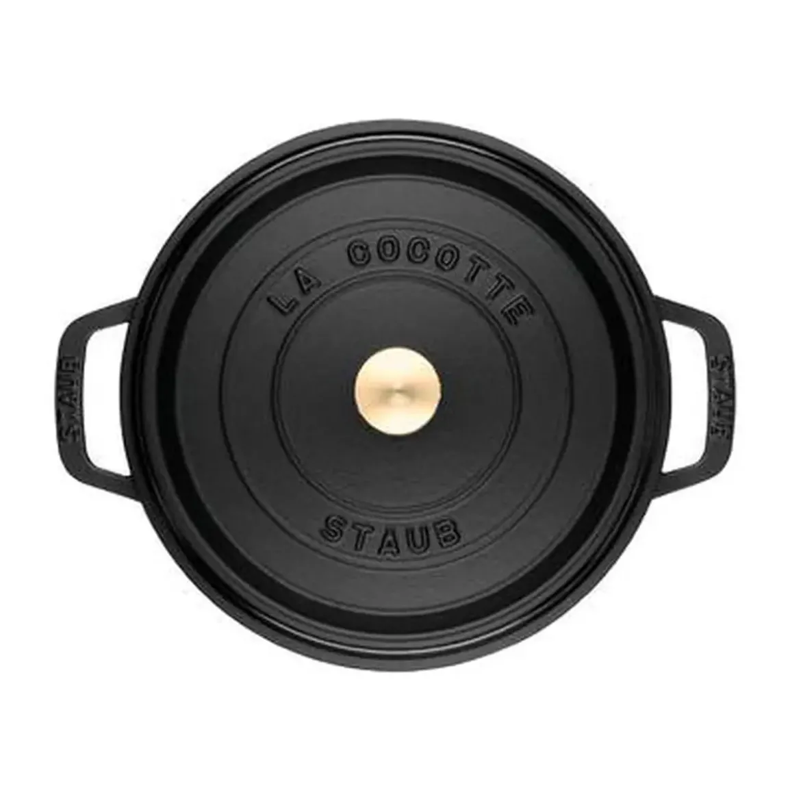 Staub Cocotte 30 cm schwarz