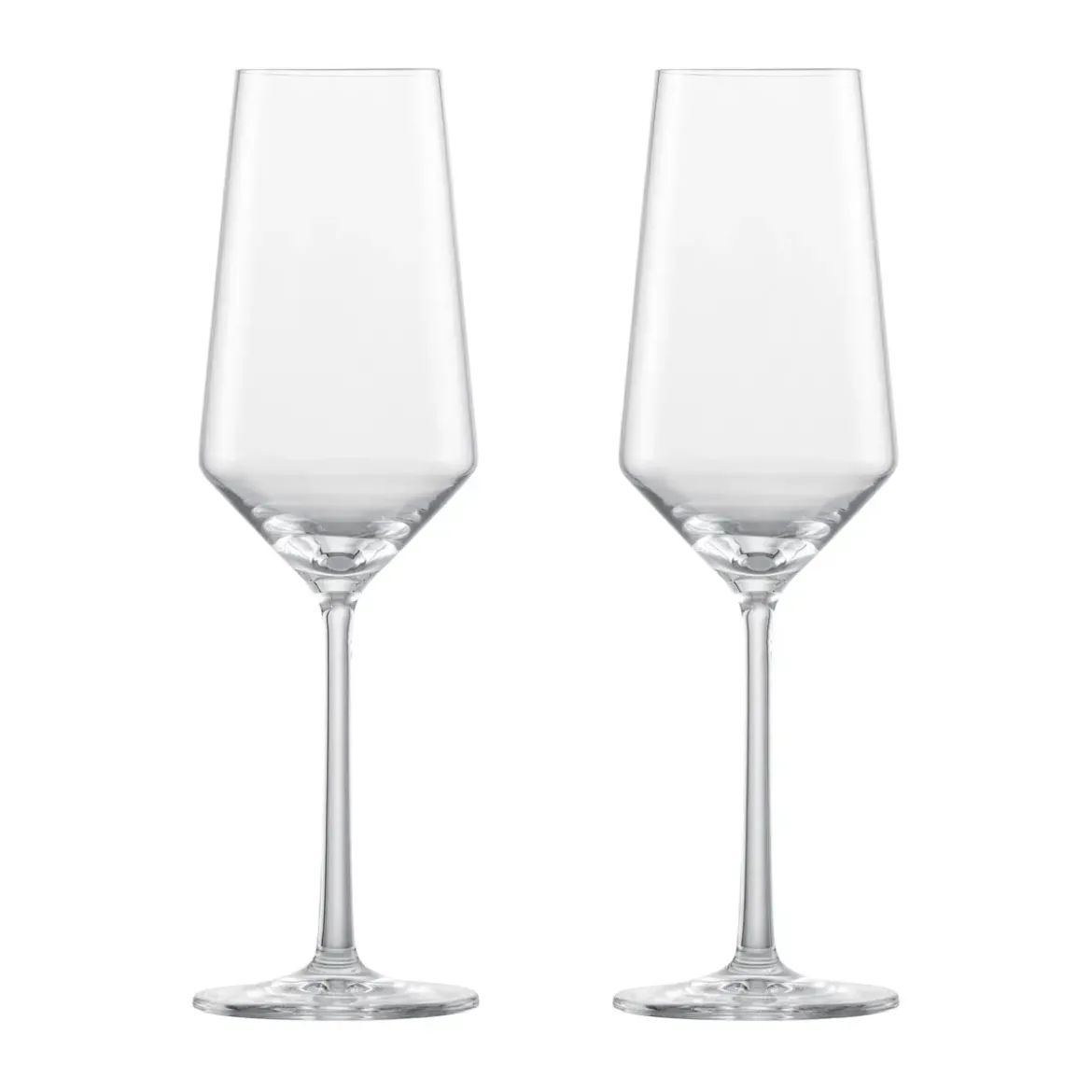 Zwiesel Glas Champagnerglas 2er-Set Pure mit Moussierpunkt