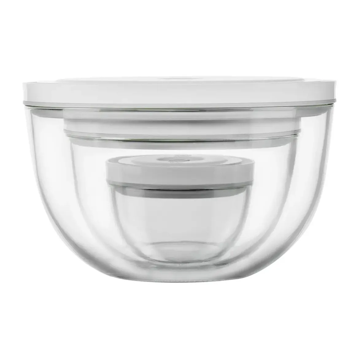 Zwilling Vakuumschüssel-Set S/M/L 6-tlg. Fresh & Save Bowls klar